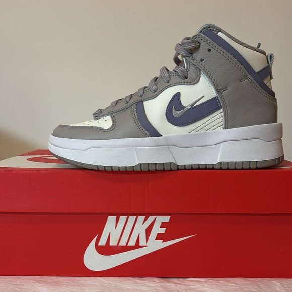 Nike Dunk High Up Iron Purple – Lightly Worn– Size 5 Women’s - Picture 12 of 14